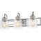 Quoizel Bartley 3-Light Brushed Nickel Vanity Light BART8624BN - alternate 2